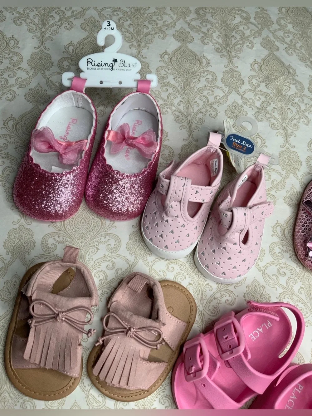 Baby Girl Shoe Bundle 11 Pairs Sizes 0–12 Months